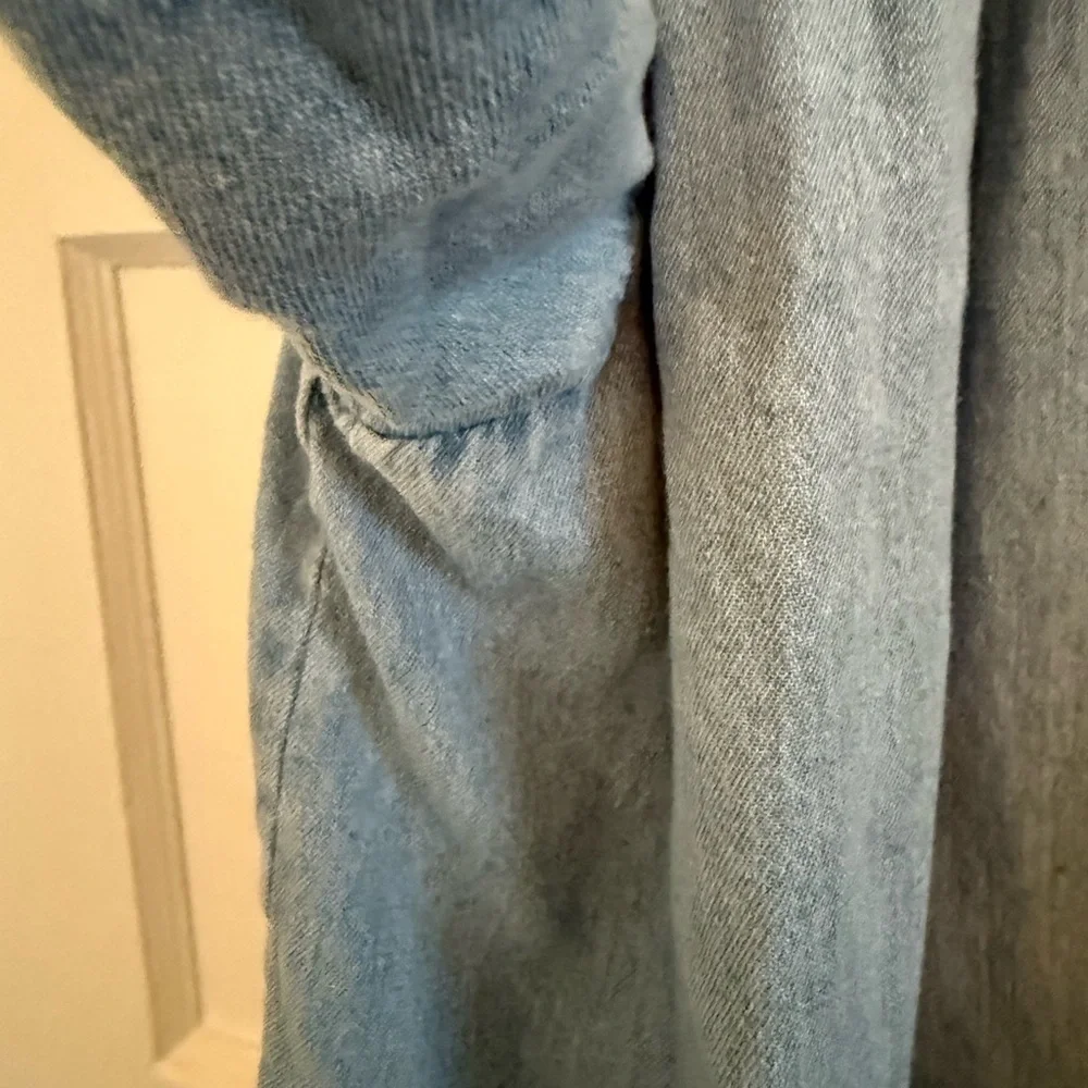 esby Blue Lightweight Shirt Jacket Classic Style - Picture 4 of 7